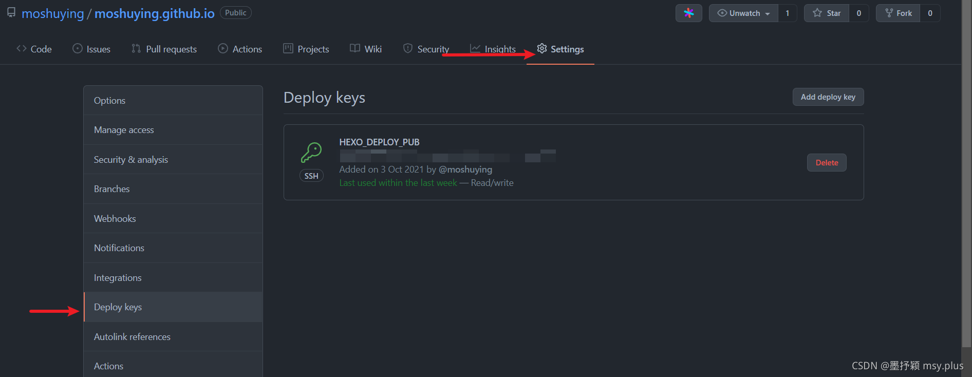 hexo配合github action 自动构建(多种形式) 配图 6