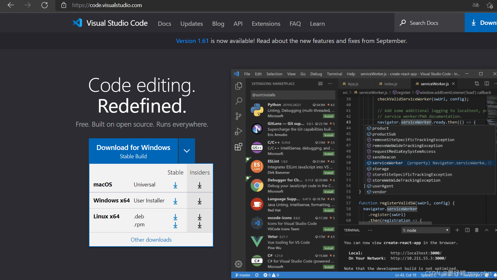 【vscode高级玩家】Visual Studio Code❤️安装教程(最新版教程小白也能看懂!)
